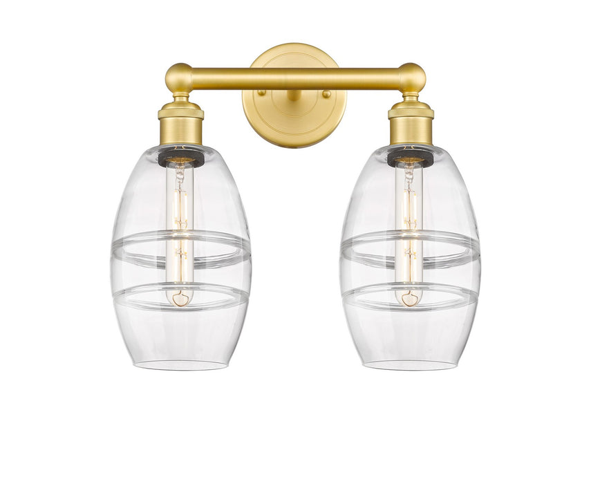 Innovations - 616-2W-SG-G557-6CL - Two Light Bath Vanity - Edison - Satin Gold