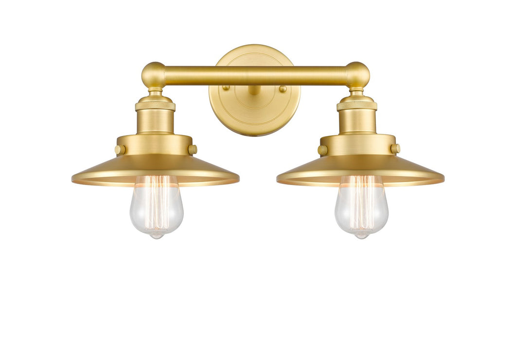 Innovations - 616-2W-SG-M4-SG - Two Light Bath Vanity - Downtown Urban - Satin Gold