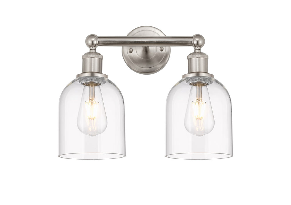 Innovations - 616-2W-SN-G558-6CL - Two Light Bath Vanity - Edison - Brushed Satin Nickel