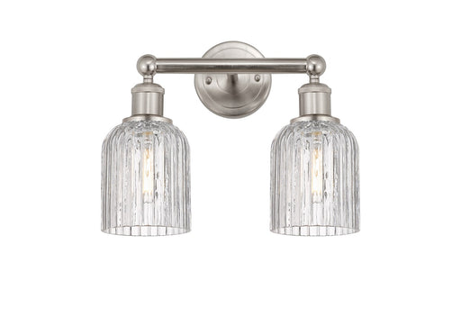 Edison Two Light Bath Vanity Brushed Satin Nickel