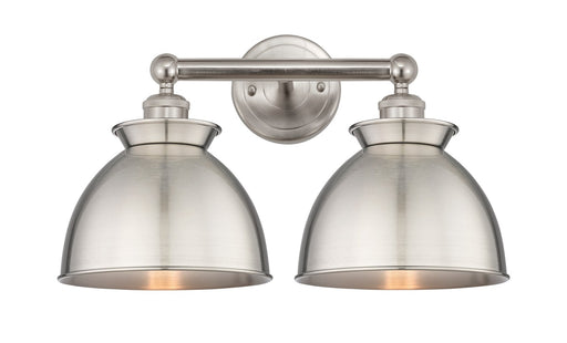 Edison Two Light Bath Vanity Brushed Satin Nickel