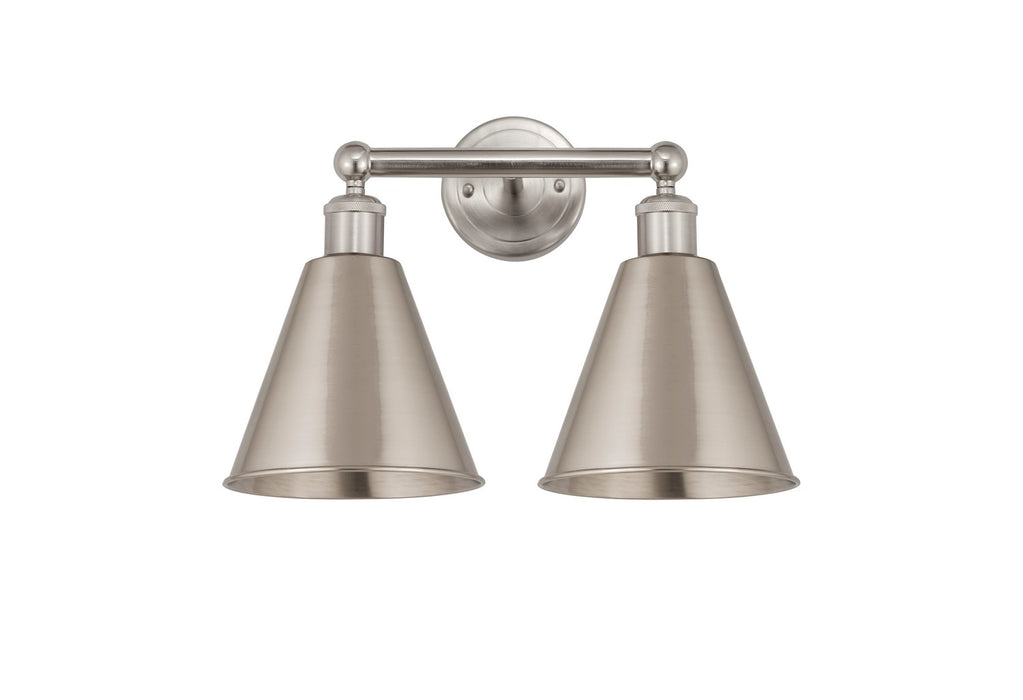 Innovations - 616-2W-SN-MBC-8-SN - Two Light Bath Vanity - Downtown Urban - Satin Nickel