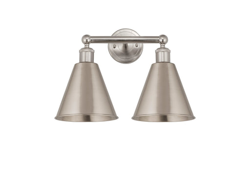Edison Two Light Bath Vanity Satin Nickel