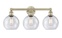 Innovations - 616-3W-AB-G124-8 - Three Light Bath Vanity - Downtown Urban - Antique Brass