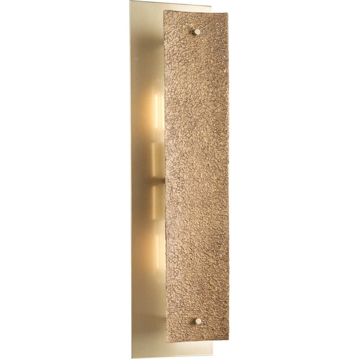 Progress Lighting - P710122-205 - Two Light Wall Bracket - Lusail - Soft Gold