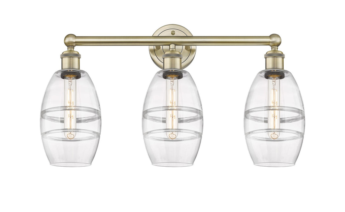 Innovations - 616-3W-AB-G557-6CL - Three Light Bath Vanity - Edison - Antique Brass