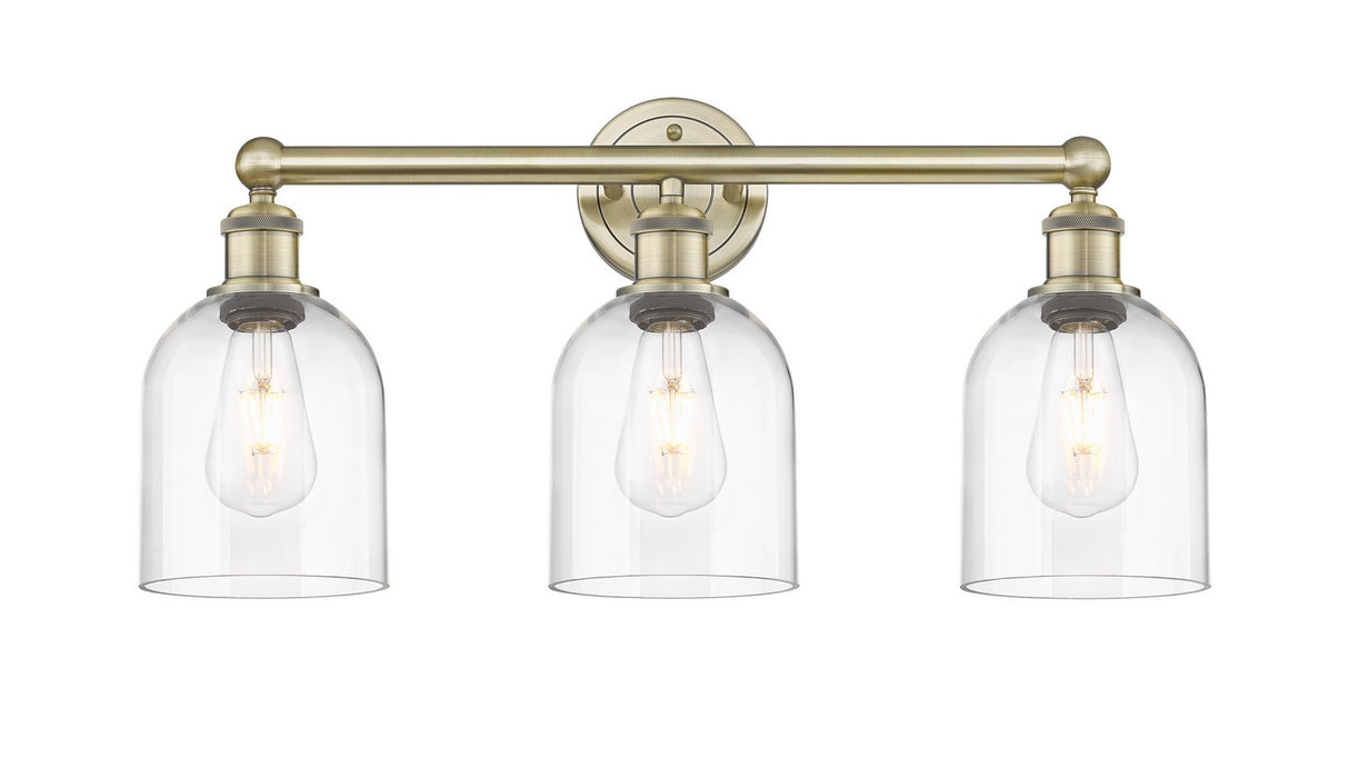 Innovations - 616-3W-AB-G558-6CL - Three Light Bath Vanity - Edison - Antique Brass