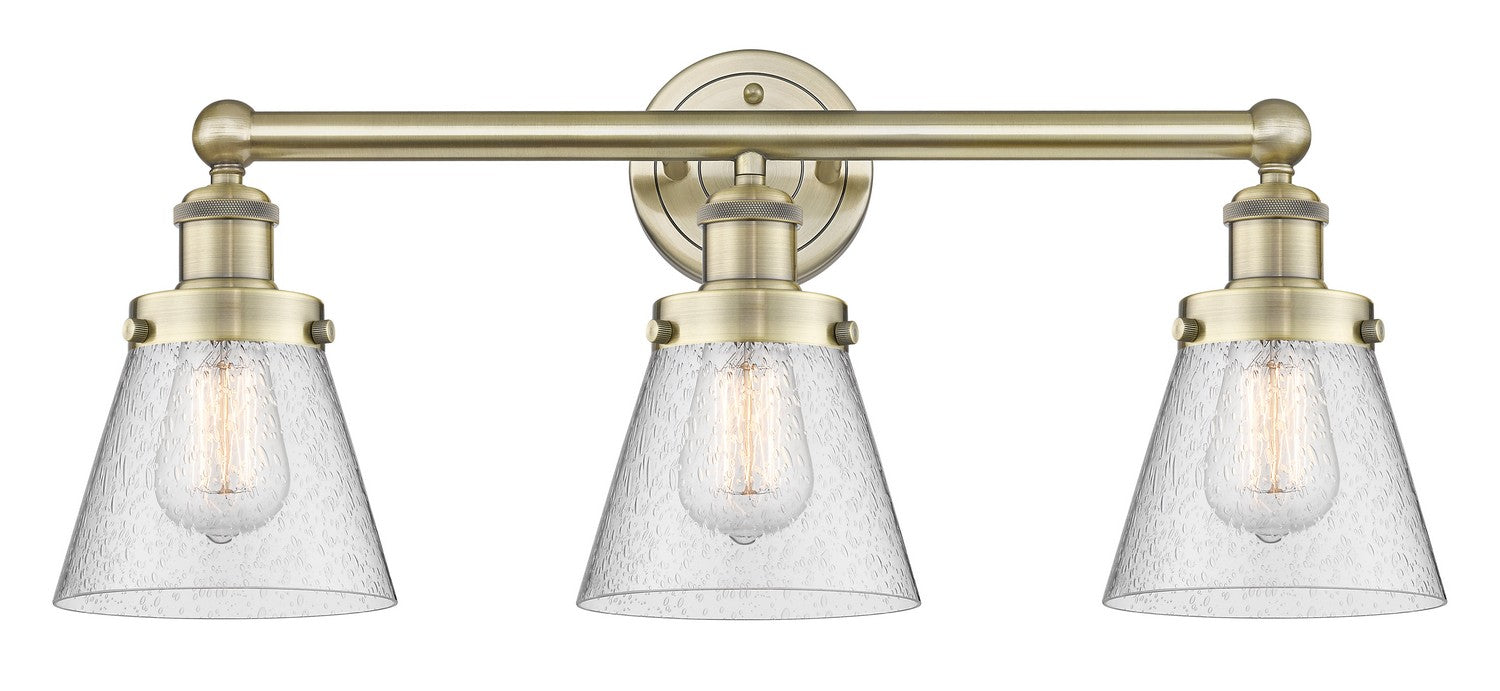 Innovations - 616-3W-AB-G64 - Three Light Bath Vanity - Edison - Antique Brass