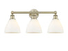 Innovations - 616-3W-AB-GBD-751 - Three Light Bath Vanity - Edison - Antique Brass