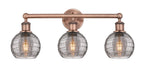 Innovations - 616-3W-AC-G1213-6SM - Three Light Bath Vanity - Edison - Antique Copper