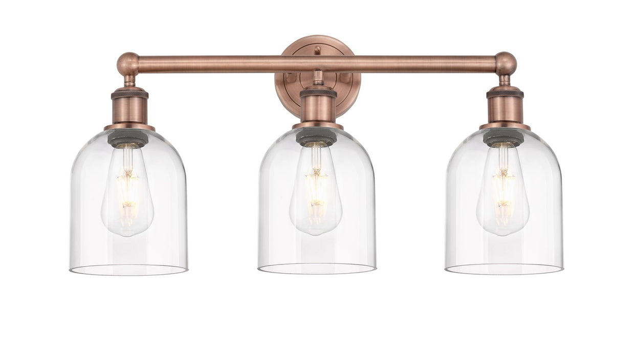 Innovations - 616-3W-AC-G558-6CL - Three Light Bath Vanity - Edison - Antique Copper