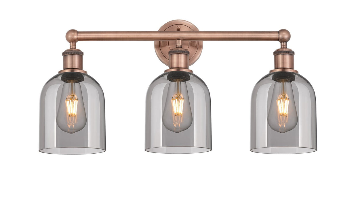 Innovations - 616-3W-AC-G558-6SM - Three Light Bath Vanity - Edison - Antique Copper