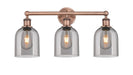 Innovations - 616-3W-AC-G558-6SM - Three Light Bath Vanity - Edison - Antique Copper