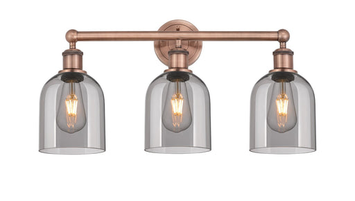 Innovations - 616-3W-AC-G558-6SM - Three Light Bath Vanity - Edison - Antique Copper