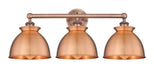 Innovations - 616-3W-AC-M14-AC - Three Light Bath Vanity - Edison - Antique Copper