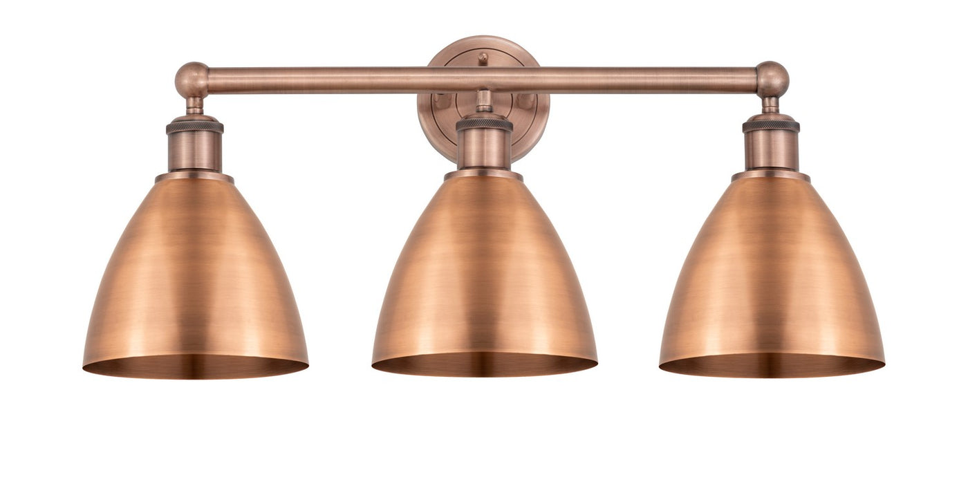 Innovations - 616-3W-AC-MBD-75-AC - Three Light Bath Vanity - Edison - Antique Copper