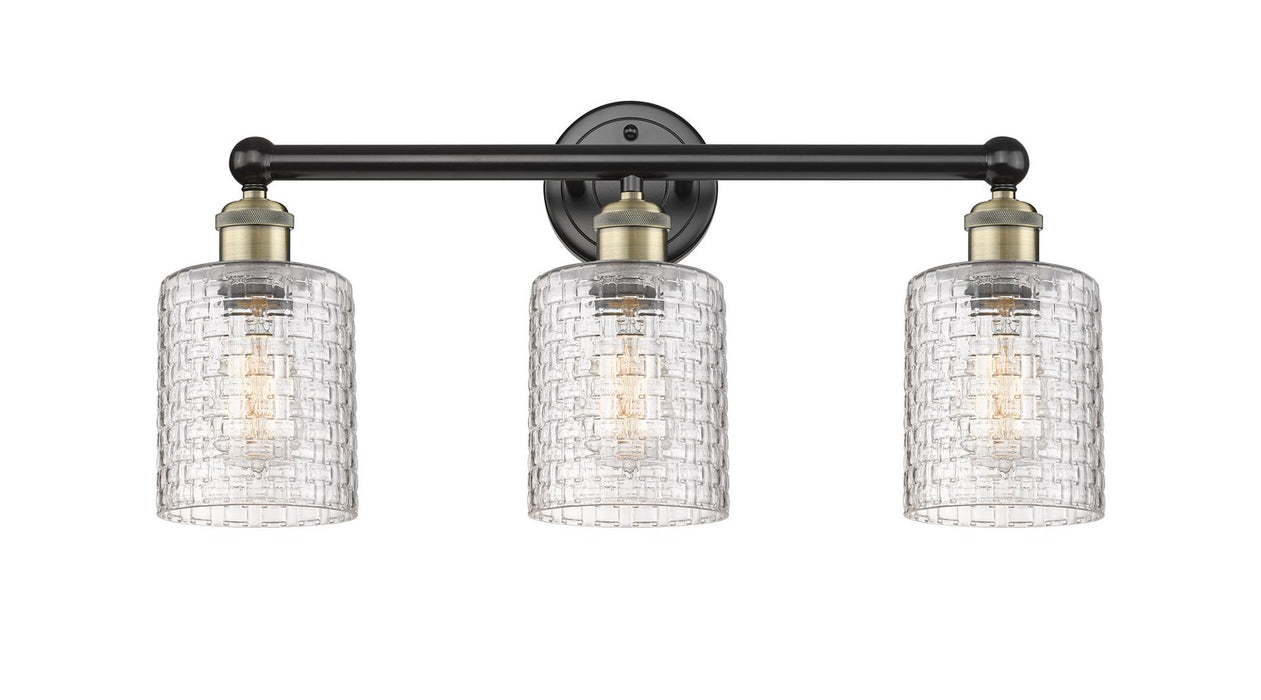 Innovations - 616-3W-BAB-G112C-5CL - Three Light Bath Vanity - Edison - Black Antique Brass