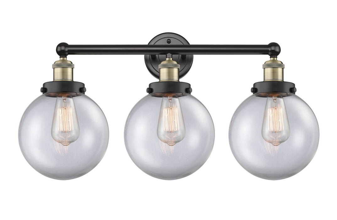 Innovations - 616-3W-BAB-G202-8 - Three Light Bath Vanity - Edison - Black Antique Brass