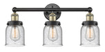 Innovations - 616-3W-BAB-G54 - Three Light Bath Vanity - Edison - Black Antique Brass