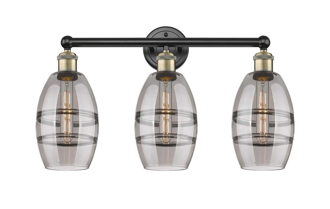 Innovations - 616-3W-BAB-G557-6SM - Three Light Bath Vanity - Edison - Black Antique Brass