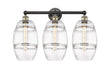 Innovations - 616-3W-BAB-G557-8CL - Three Light Bath Vanity - Downtown Urban - Black Antique Brass