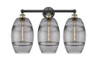 Innovations - 616-3W-BAB-G557-8SM - Three Light Bath Vanity - Downtown Urban - Black Antique Brass