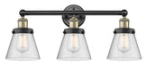 Innovations - 616-3W-BAB-G64 - Three Light Bath Vanity - Edison - Black Antique Brass