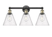 Innovations - 616-3W-BAB-GBC-84 - Three Light Bath Vanity - Downtown Urban - Black Antique Brass