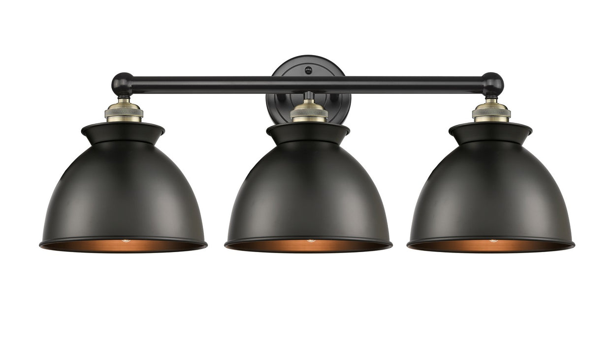 Innovations - 616-3W-BAB-M14-BK - Three Light Bath Vanity - Edison - Black Antique Brass