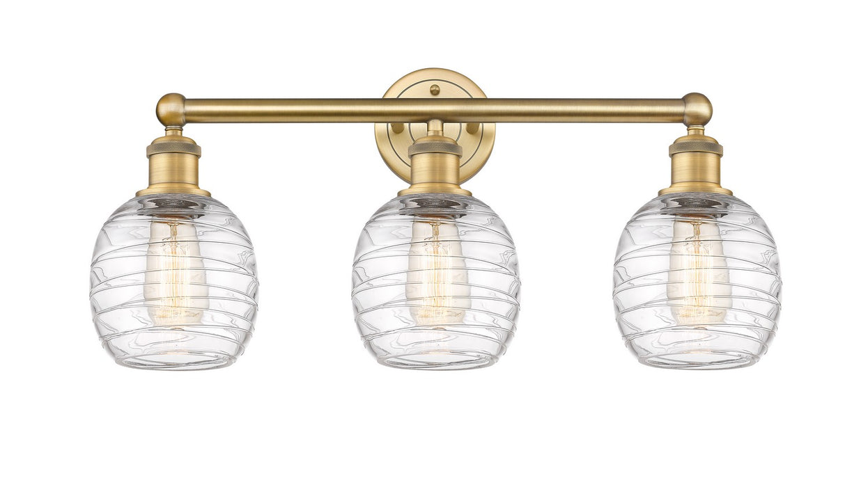 Innovations - 616-3W-BB-G1013 - Three Light Bath Vanity - Edison - Brushed Brass