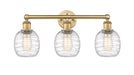 Innovations - 616-3W-BB-G1013 - Three Light Bath Vanity - Edison - Brushed Brass