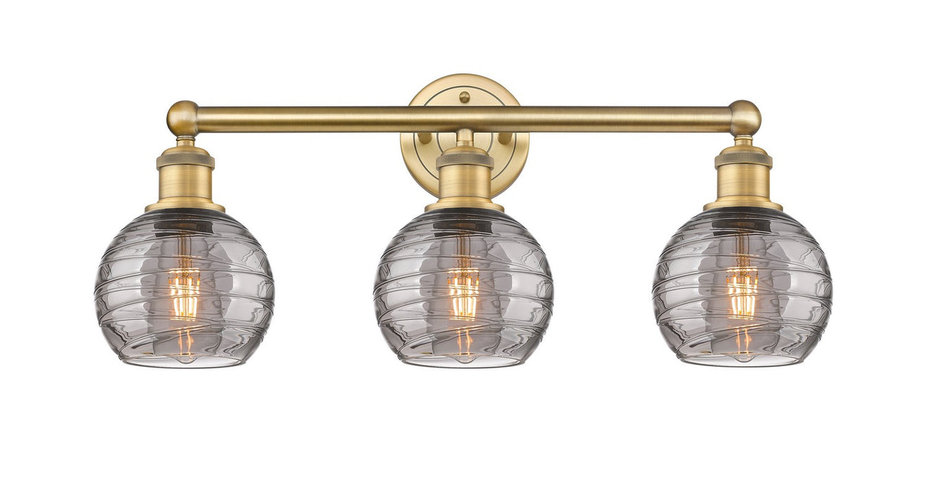 Innovations - 616-3W-BB-G1213-6SM - Three Light Bath Vanity - Edison - Brushed Brass