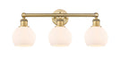 Innovations - 616-3W-BB-G121-6 - Three Light Bath Vanity - Edison - Brushed Brass