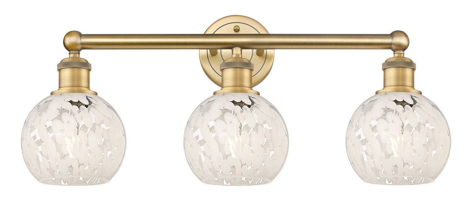 Innovations - 616-3W-BB-G1216-6WM - LED Bath Vanity - Edison - Brushed Brass