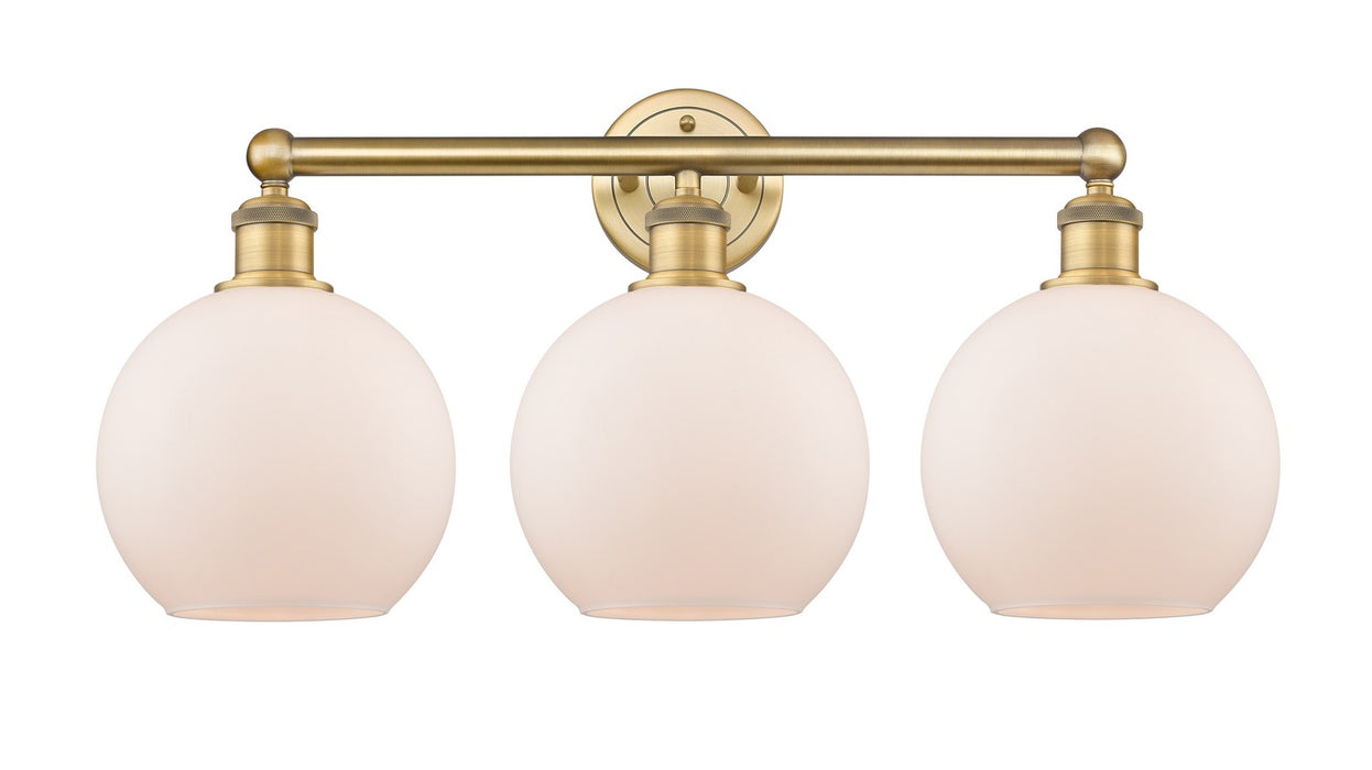 Innovations - 616-3W-BB-G121-8 - Three Light Bath Vanity - Downtown Urban - Brushed Brass