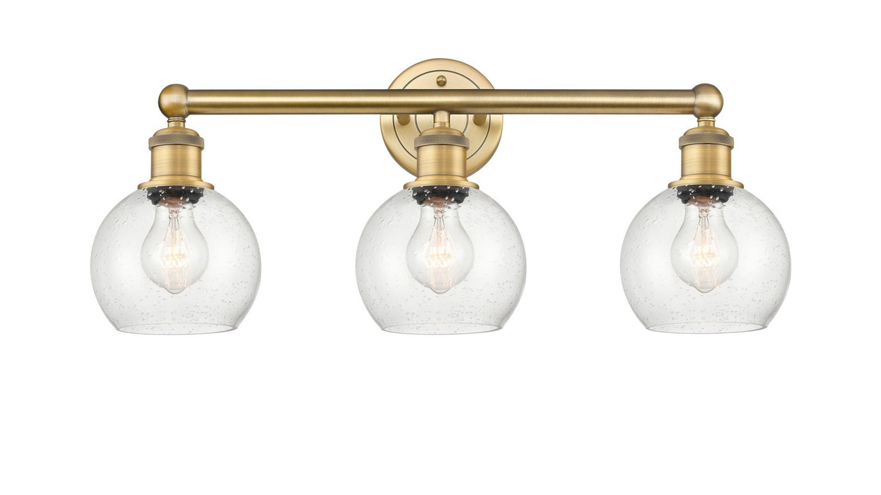 Innovations - 616-3W-BB-G124-6 - Three Light Bath Vanity - Edison - Brushed Brass