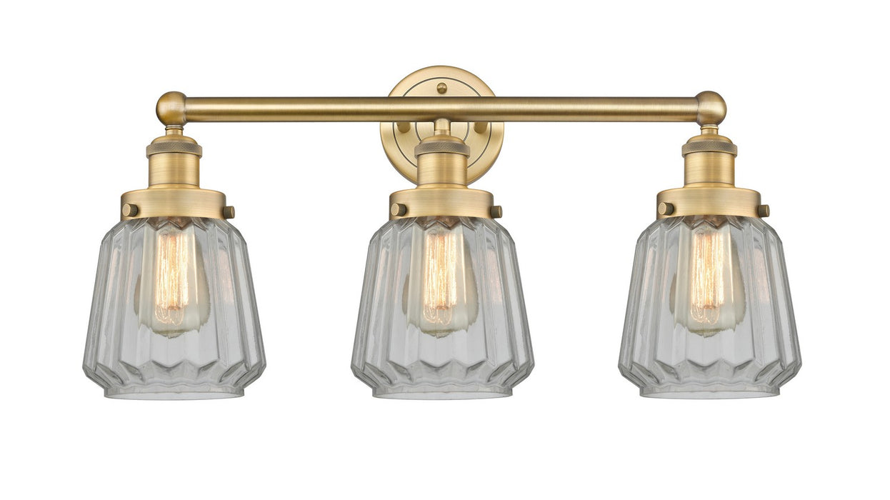 Innovations - 616-3W-BB-G142 - Three Light Bath Vanity - Edison - Brushed Brass