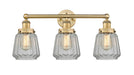 Innovations - 616-3W-BB-G142 - Three Light Bath Vanity - Edison - Brushed Brass