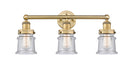 Innovations - 616-3W-BB-G184S - Three Light Bath Vanity - Edison - Brushed Brass