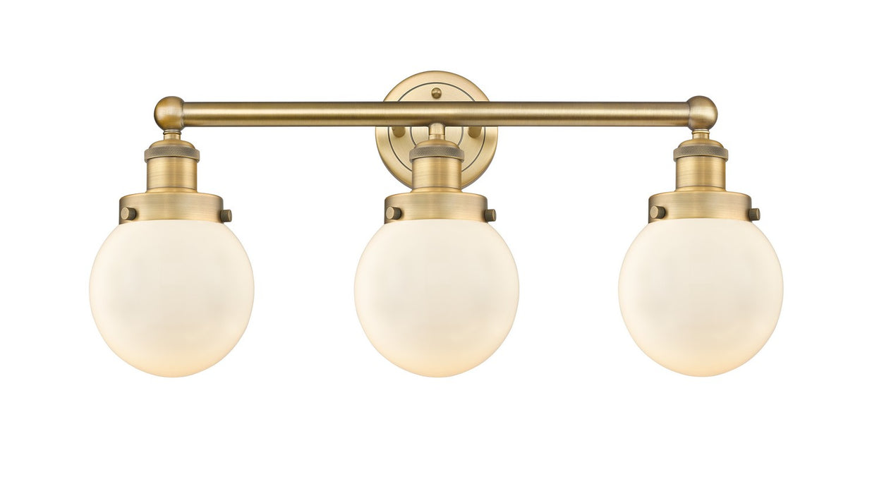 Innovations - 616-3W-BB-G201-6 - Three Light Bath Vanity - Edison - Brushed Brass