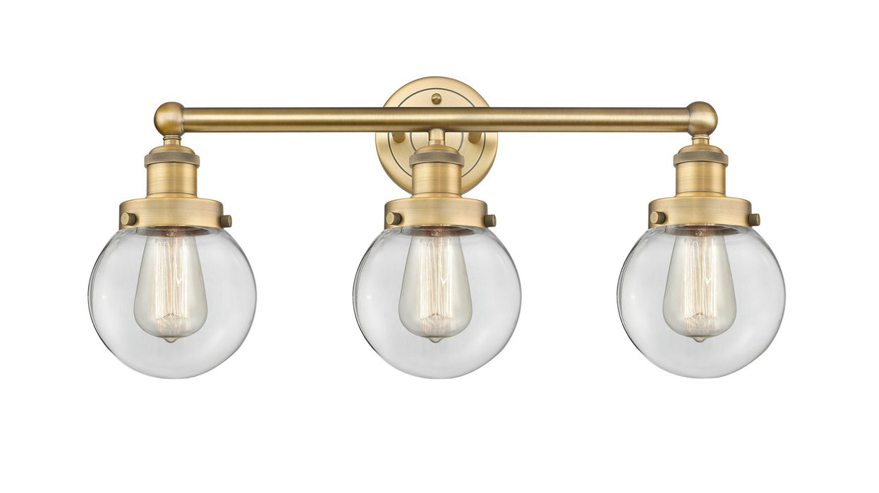 Innovations - 616-3W-BB-G202-6 - Three Light Bath Vanity - Edison - Brushed Brass