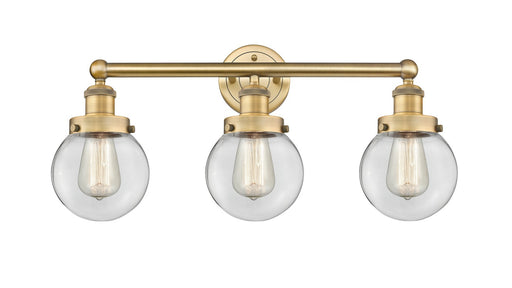 Innovations - 616-3W-BB-G202-6 - Three Light Bath Vanity - Edison - Brushed Brass