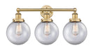 Innovations - 616-3W-BB-G202-8 - Three Light Bath Vanity - Edison - Brushed Brass