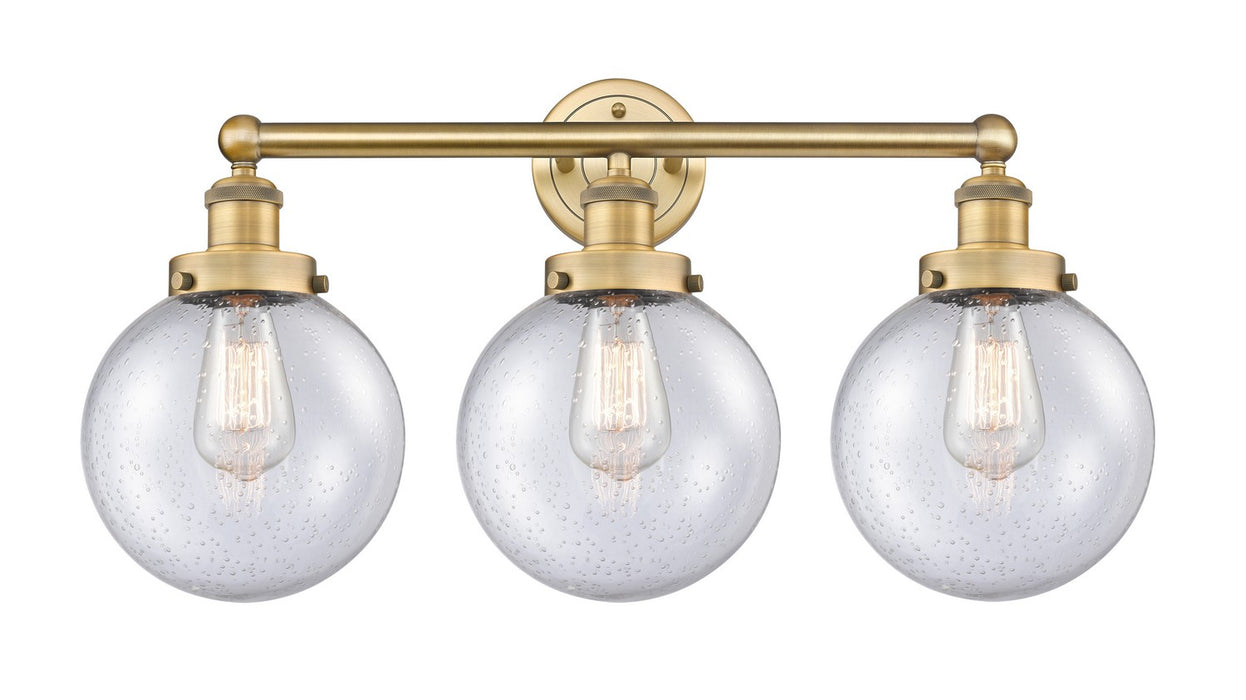 Innovations - 616-3W-BB-G204-8 - Three Light Bath Vanity - Edison - Brushed Brass