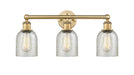 Innovations - 616-3W-BB-G259 - Three Light Bath Vanity - Edison - Brushed Brass