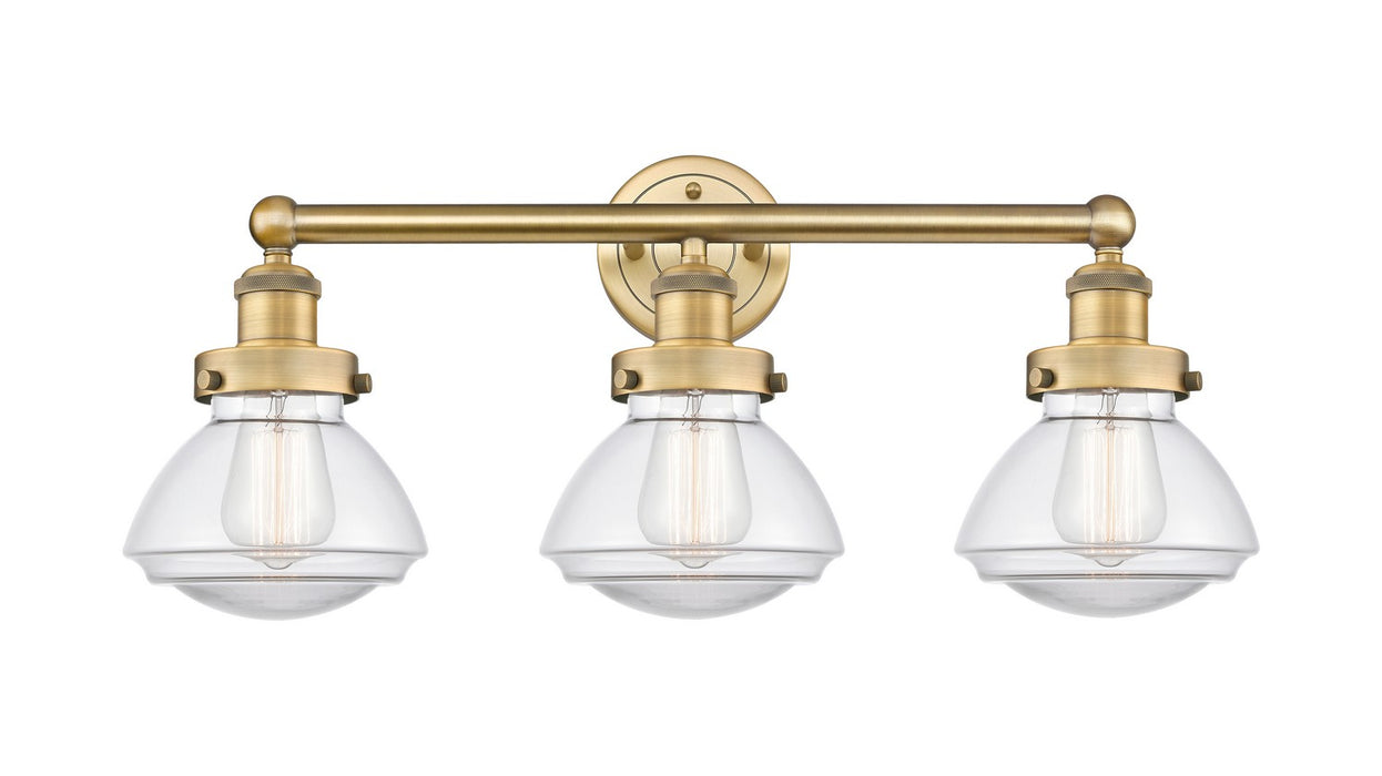 Innovations - 616-3W-BB-G322 - Three Light Bath Vanity - Edison - Brushed Brass