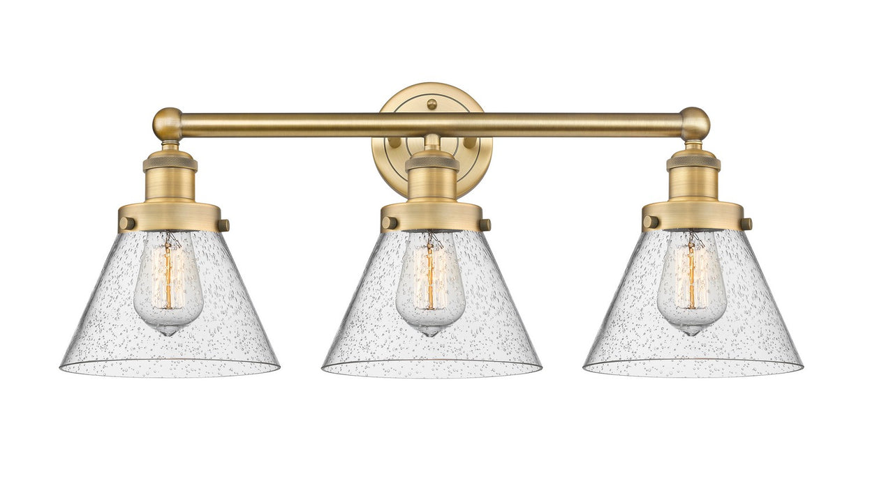 Innovations - 616-3W-BB-G44 - Three Light Bath Vanity - Edison - Brushed Brass