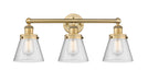 Innovations - 616-3W-BB-G64 - Three Light Bath Vanity - Edison - Brushed Brass