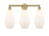 Innovations - 616-3W-BB-G651-7 - Three Light Bath Vanity - Downtown Urban - Brushed Brass