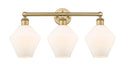 Innovations - 616-3W-BB-G651-8 - Three Light Bath Vanity - Downtown Urban - Brushed Brass